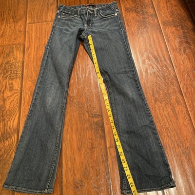 Levi's Jeans Blue Slim Boot Cut-Thick Stitch Pockets-Girls Sz 14  
