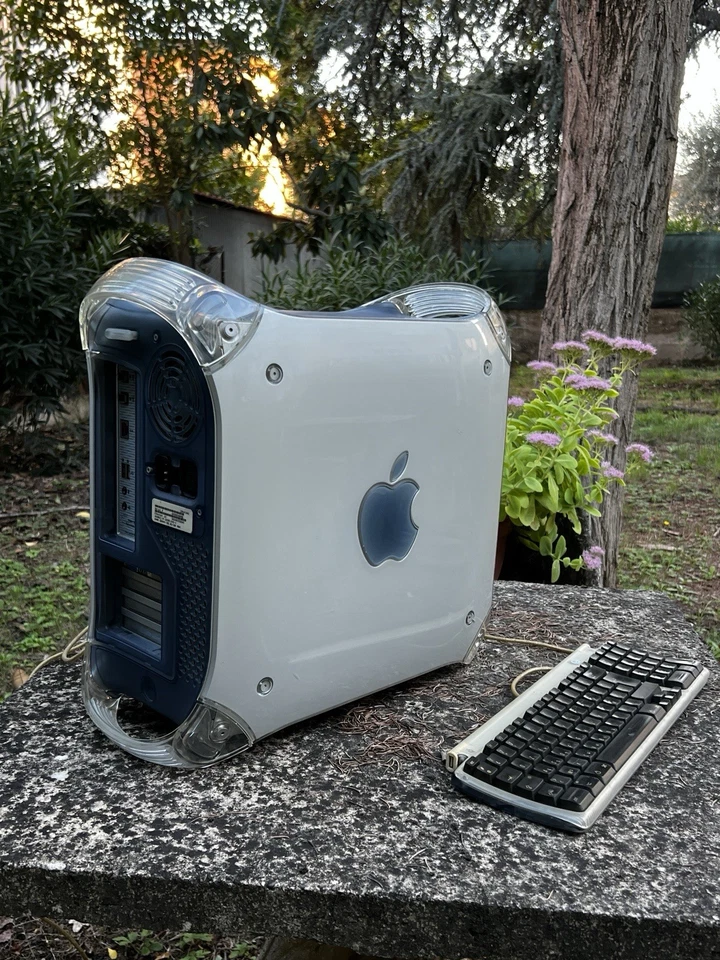 Apple Power Mac G4 @400Mhz 1999 Mac 9.2 M5183 With Keyboard - Immagine 3 di 4