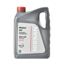 5l Original Nissan 5W40 A3/B4 Motoröl, Genuine Oil ACEA A3/B4, API CF, SN