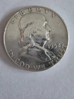 1952 P US Franklin .900 Silver Half Dollar 50 Cents Coin Circulated Unrated