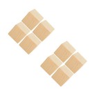 Set of 2 Furniture Risers for Sofas Table Leg Bed Raising Blocks