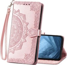 For Motorola Moto G 8 Play /9 Plus/G8 Power Magnetic Embossed Wallet Stand Case