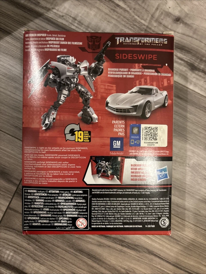Transformers Sideswipe Revenge of the Fallen Action Figure -studio Series 78 New - Image 2 of 2