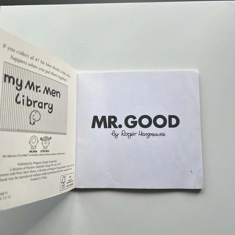 Mr Good V46: Mr Men and Little Miss by Roger Hargreaves (English) Paperback Book - Image 3 of 3