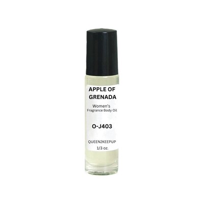 Apple of Grenada (Women) Body Oil 10 ml Fragrance All Natural 1/3 oz Roll-On 