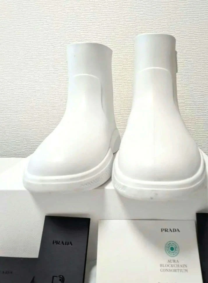 PRADA Women's Rubber Rain Boot for sale | eBay