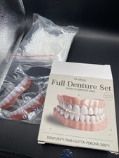 Denture Fake Teeth Kit Professional Full Denture At Home Repair Missing Teeth