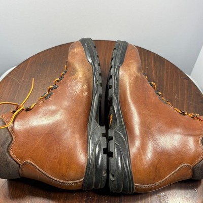 SCARPA TRIONIC Italy Vintage Hiking Backpacking All Leather  display picture 2