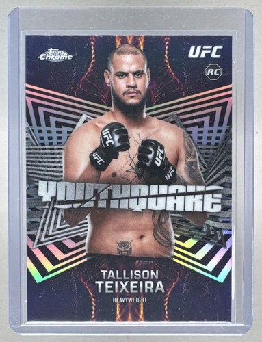 Tallison Teixeira 2026 Topps Chrome UFC #YQ-8 Youthquake Rookie RC