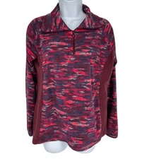 Columbia Artic Air Half Zip Womens Multicolor Fleece Pullover M