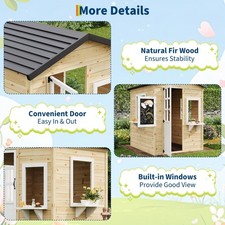 Permanent Outdoor Playhouses for sale