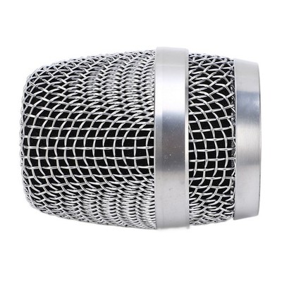 Ball Head Mesh Microphone Grille Silver Microphone Head Replacement For Baier