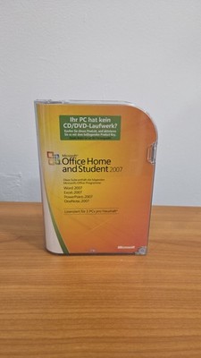 Microsoft Office Home and Student 2007   Original mit Datenträger & Produktschlü