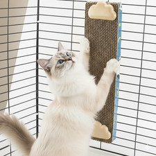 Cat Scratching Post for Cage 40X10CM, Cage Wall Mounted Cat Scratcher, Cardboard