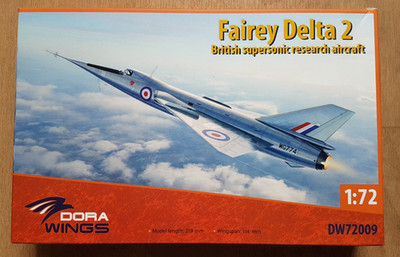 Dora Wings - Fairey Delta 2 British Supersonic Research Aircraft # DW72009 1:72
