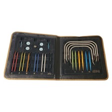 Boye Interchangeable Knitting Needle Set with Case Sizes 6-15