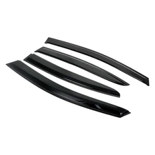 Fit For Subaru WRX STI 2015-2018 Black Tinted Trim Deflector 4Pcs Window Visor