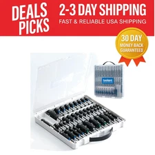 Deep Nut Driver Set with Impact Socket Adapters & Magnetic Tools - 34 pcs