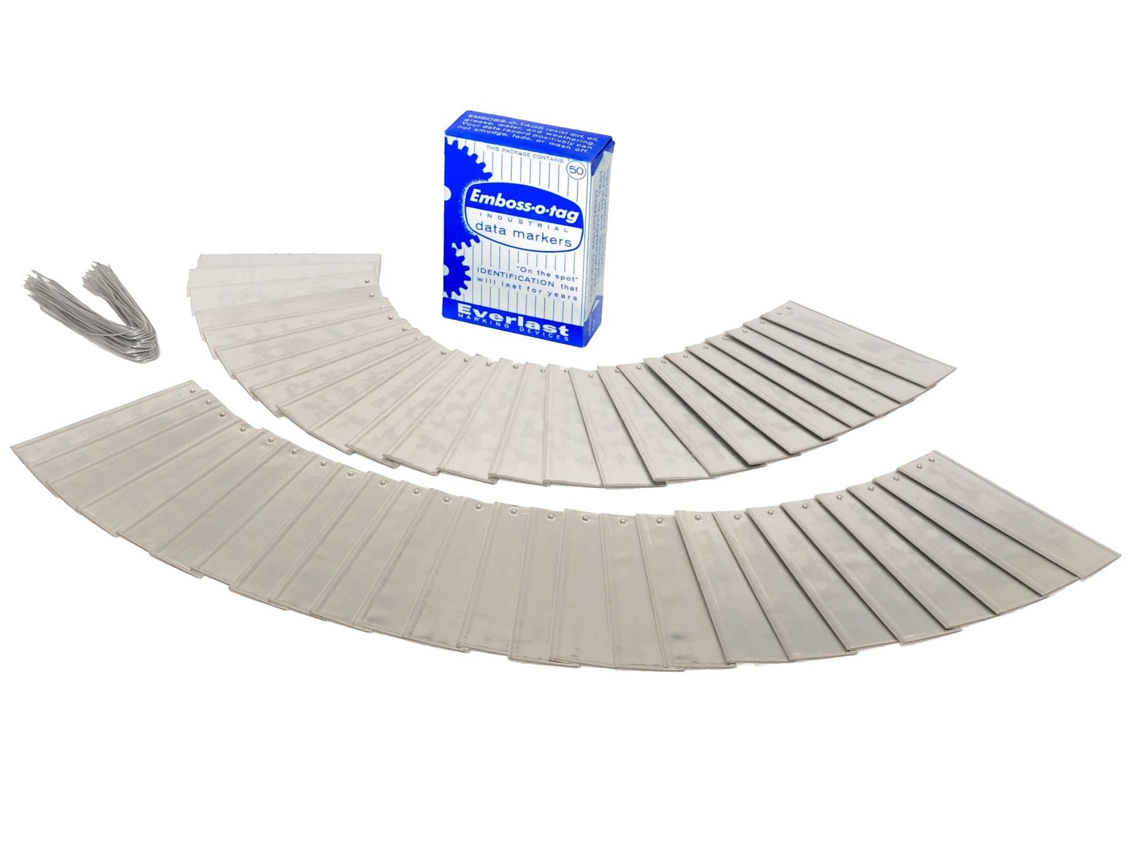 Double Sided Write On Metal Labels for Outdoor Gardening High Durability  