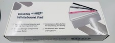 Desktop Whiteboard Pad White and Black