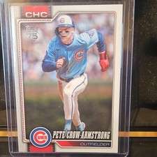 Topps 2026 Series 1 Pete Crow-Armstrong Base #196 Chicago Cubs image variation 
