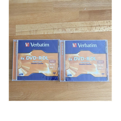 Verbatim DVD-R DL Dual Layer 8,5 GB 4x 2er-Pack im Jewel Case
