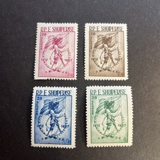 1957 Albania Sc. 519-22 MNH Complete Set