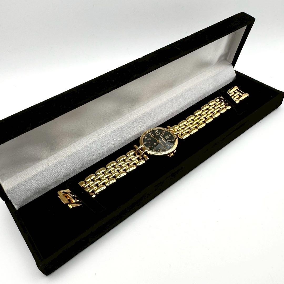 Valentino Women's Watch Natural Diamond 12P Diamond Black Dial Jewelry Used thumbnail 2