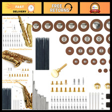 Alto Saxophone Repair Kit - 118 Pcs Maintenance Tools Replacement Parts Set