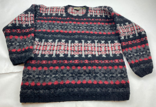 Vintage Timberland Men's Size L Wool Blend Sweater Handknit Weathergear