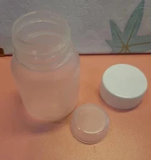 5ML thick tall cylinder glass white color tshirt gold