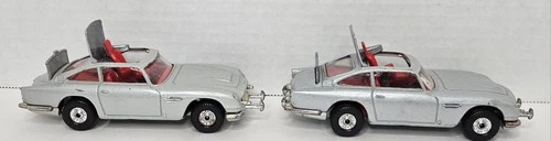 Corgi James Bond 007 Aston Martin DB5 Vintage GT Britain working parts Lot Of 2