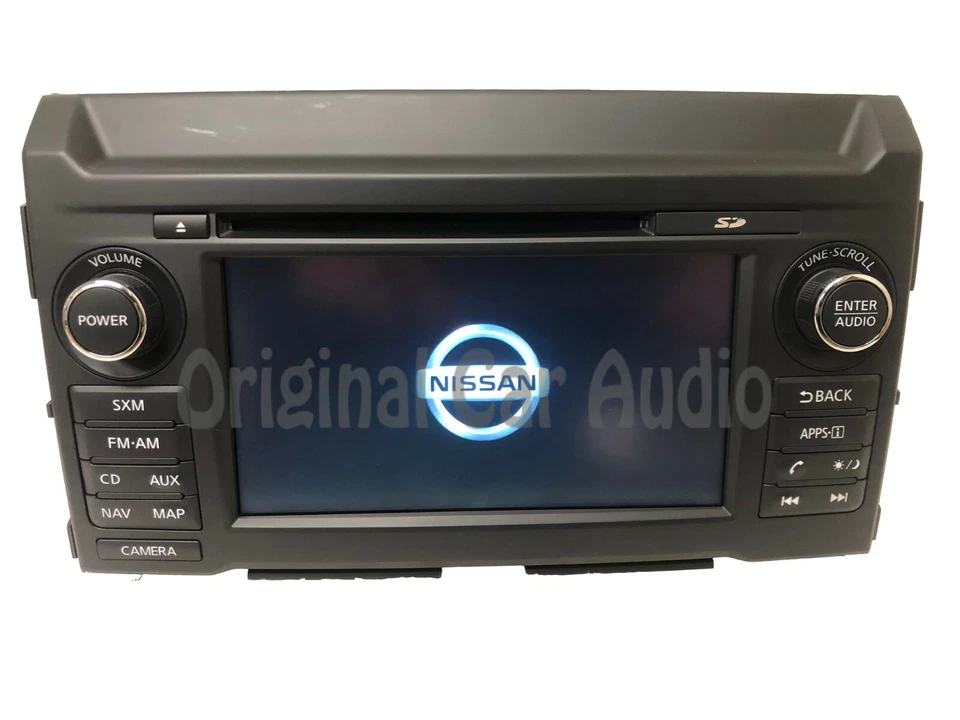 Nissan Titan XD 2016-2019 OEM navegación multimedia AM FM receptor de radio CD Foto 3 de 4