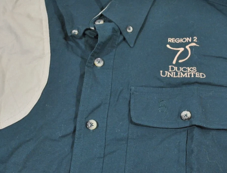 Vintage Ducks Unlimited Region 2 Long Sleeve Button Shirt Size Medium - Image 2 of 2