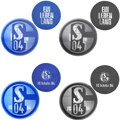 Écharpe FC Schalke 04 « Ein Leben Lang » - 100% Coton, 150 X 17 Cm