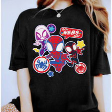 Marvel Spidey and His Amazing Friends Go Webs Go Boy Unisex T-shirt Kid Tee
