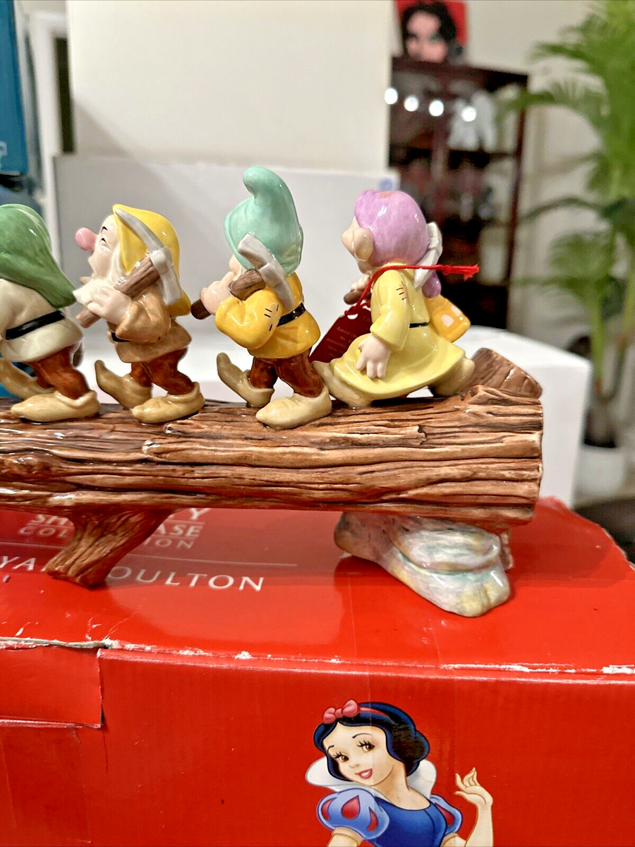 RARE Disney Royal Doulton Snow White Heigh-Ho SW31 L/E MIB RARE Disney Royal Doulton Snow White Heigh-Ho SW31 L/E MIB