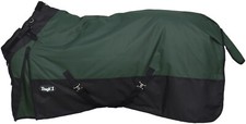 Winter Horse Turnout Blanket-1200D -Snuggit HUNTER GREEN - 69"to 84" - 200 Gr