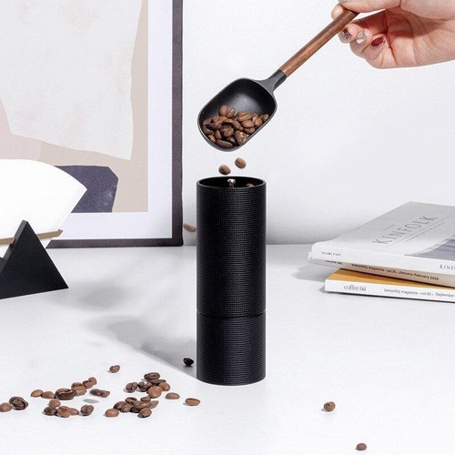 Manual CNC Coffee Grinder Burr Inside Hand Grinder With Double Bearing Adjustabl - Picture 2 of 13