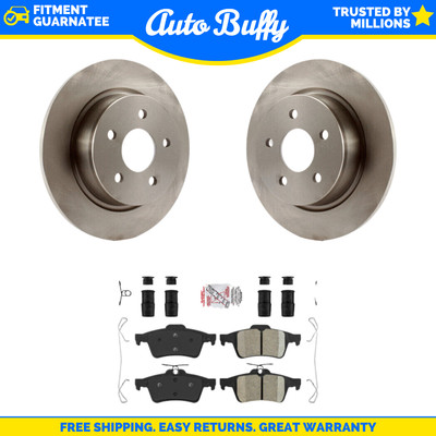 Rear Brake Rotor Integrally Molded Pad Kit For Ford Escape Transit Connect C-Max