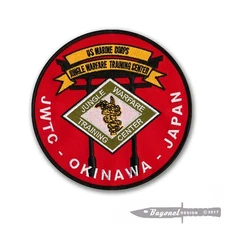 USMC Jungle Warfare Training Center Embroidered Patch - 5" patch with a wax back