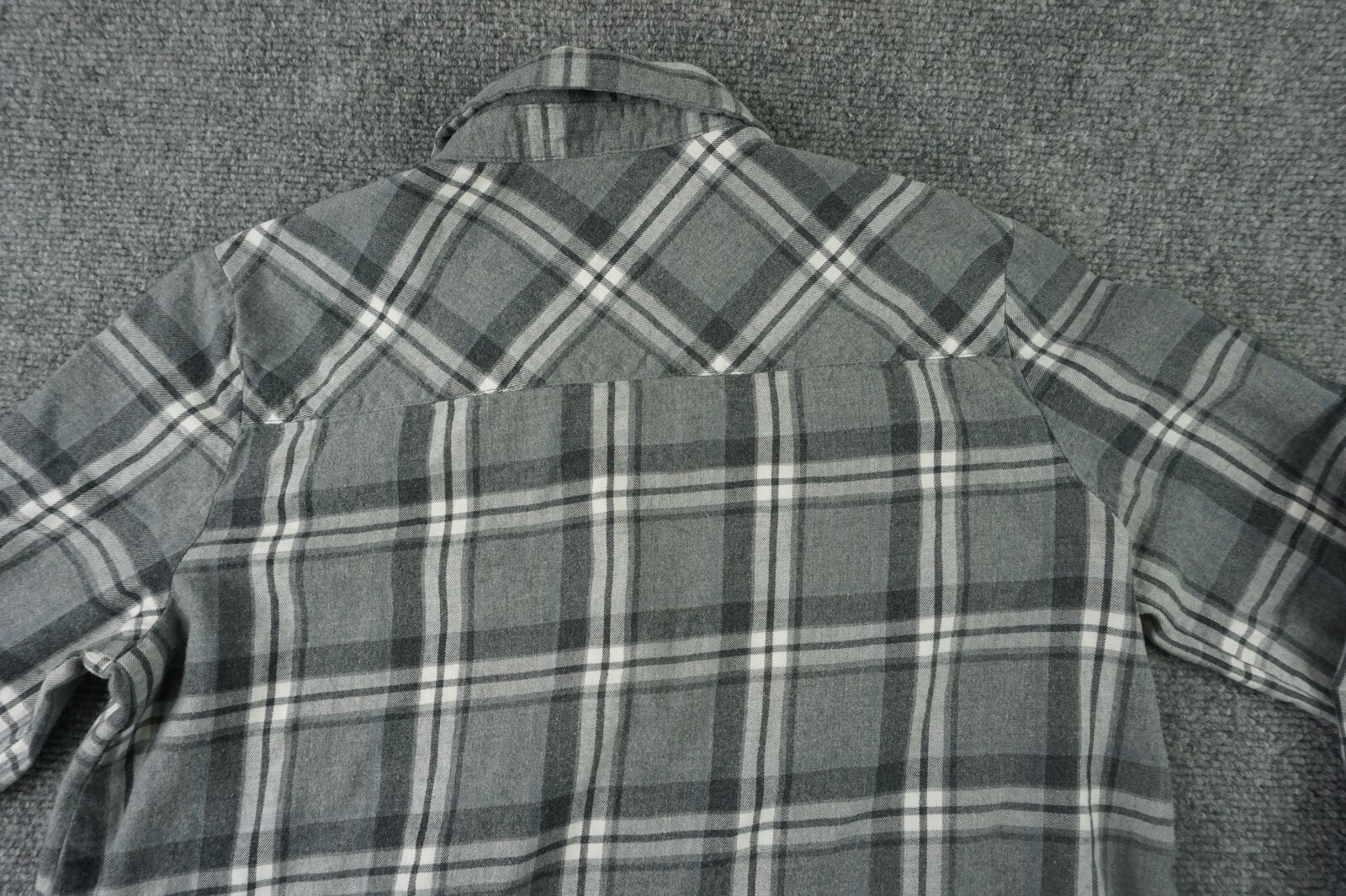 Zara Basic Flannel Button Front Shirt Womens Med … - image 9