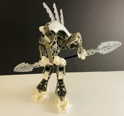 LEGO Bionicle White Rahkshi KURAHK 8588 100% Complete Set w/ Kraata - Picture 3 of 3