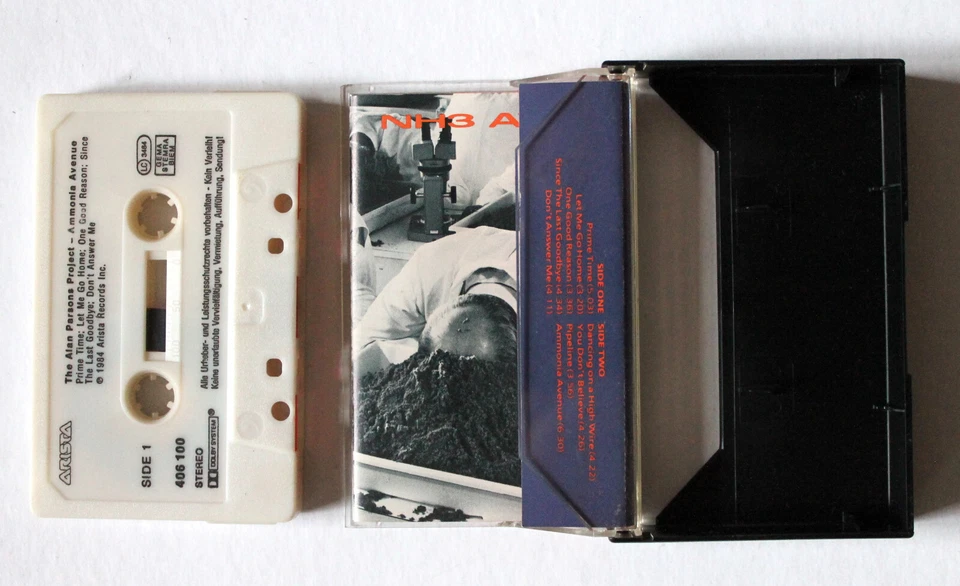 Alan Parsons Project - Ammonia Avenue - Cassetta Audio - Audio Tape - Immagine 3 di 3