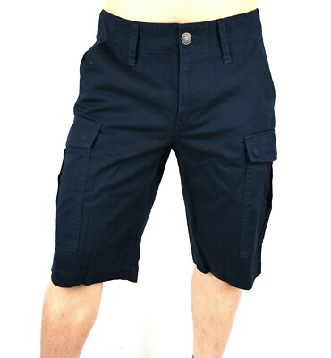 True Religion Men's Navy Blue Cargo Shorts - 105030 Size 38, 44