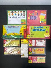 Lot of 10 Teaching Tree  More Happy Birthday Recognition Awards Etc.