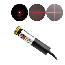 Red Laser Module Focusable Dot Line Cross Location Marker Sawmill Alignment 18mm