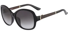 Salvatore Ferragamo Women's Black Butterfly Sunglasses - SF744SLA 001 - Italy