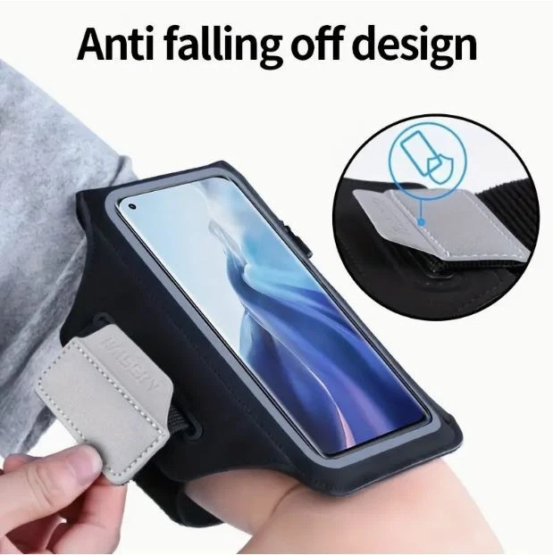 Funda para teléfono celular brazalete pantalla táctil elección 2 tamaños cremallera deportes correr Foto 3 de 4