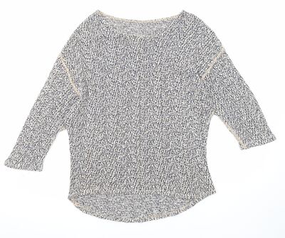 American Apparel Damen Pullover U-Boot-Ausschnitt Baumwollmischung Einheitsgröße